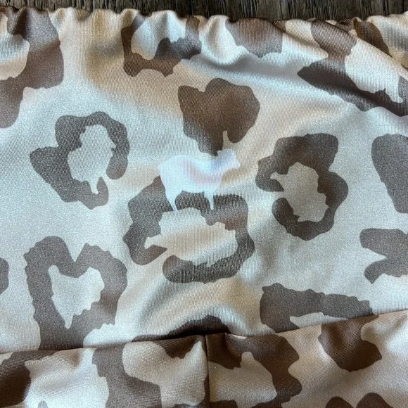 Goldsheep Clothing Leggings Brown Leopard Workout Leggings Size Large Womens - Picture 11 of 11